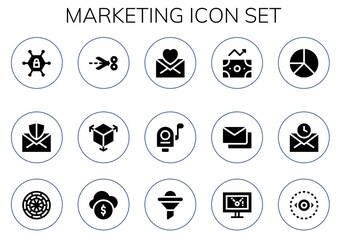 marketing icon set