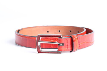 Colored belt on a white background.
