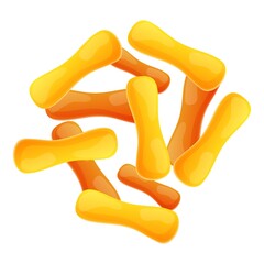 Probiotics icon. Cartoon of probiotics vector icon for web design isolated on white background