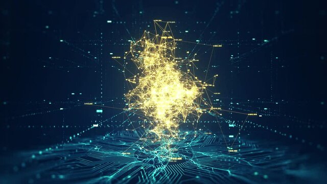 Technology Artificial intelligence (AI) concept.