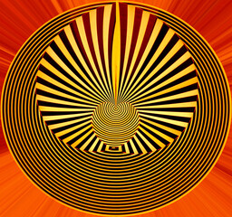 red circular vortex