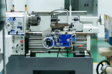 Machine part with pneumatic equipment and hydraulic system, electric part and a mechanical device for manufacturing in the industrial factory