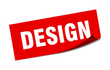 design sticker. square isolated label sign. peeler