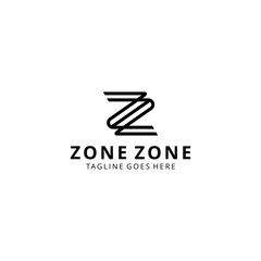 Creative Illustration luxury modern Z sign logo design template