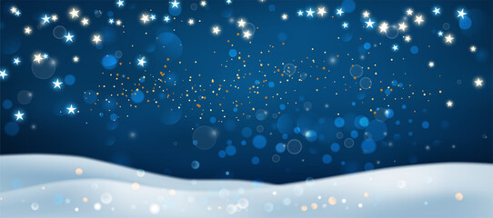 Snow Winter Landscape © Nadezda Kostina