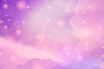 blurred colorful background sky with flare white lucent lights blurry