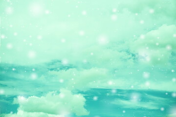 blurred colorful background sky with flare white lucent lights blurry