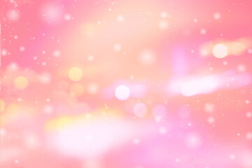 Fototapeta na wymiar blurred colorful background sky with flare white lucent lights blurry