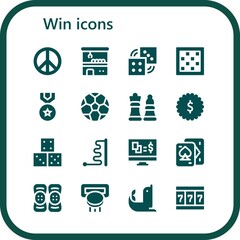 win icon set