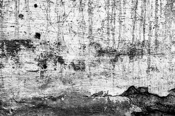 Texture of a concrete wall with cracks and scratches which can be used as a background