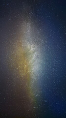 astrophotography. stars in the night sky. Milky Way.