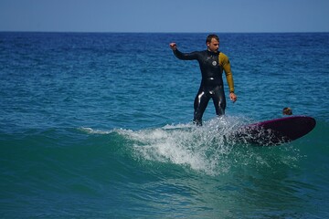Male surfer