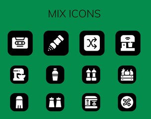 Modern Simple Set of mix Vector filled Icons