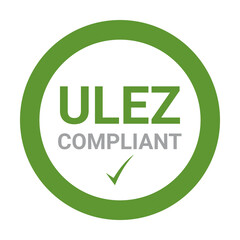 ULEZ ultra low emission zone compliant sign in United Kingdom