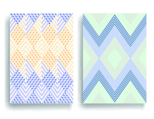 Abstract Hipster Lines Background . Vector Line Design .