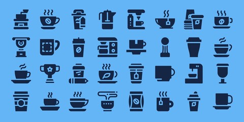 espresso icon set