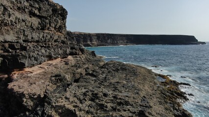 Sea,sky and earth come together creating authentic natural beauties