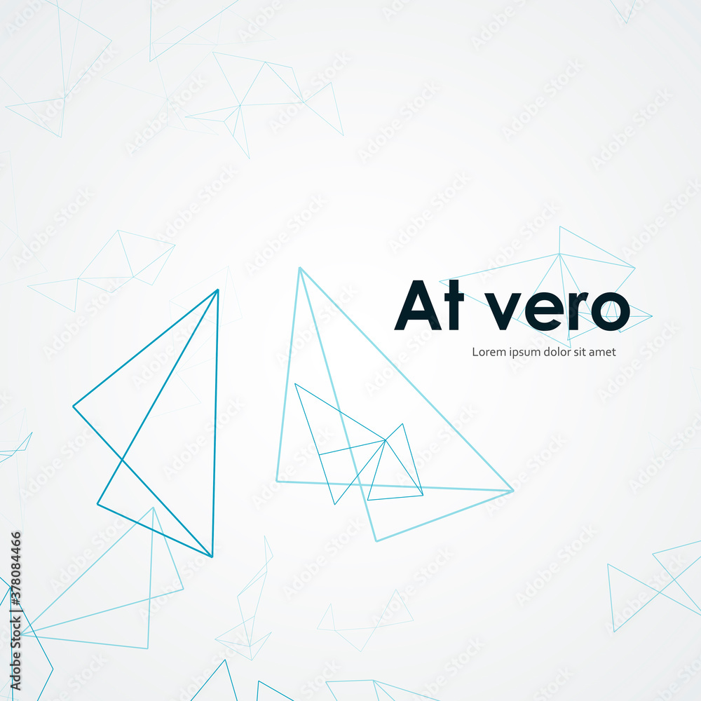 Poster abstract shapes background. vector futuristic design