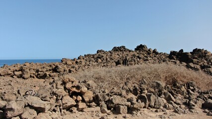 Sea,sky and earth come together creating authentic natural beauties