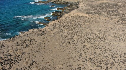 Sea,sky and earth come together creating authentic natural beauties