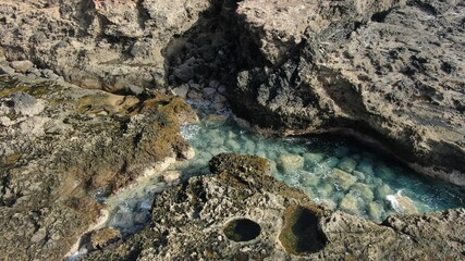 Sea,sky and earth come together creating authentic natural beauties