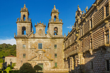 Facade of Oseira monastery