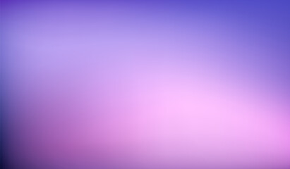 Lilac color gradient background. Blurred purple backdrop. Vector illustration for your graphic design, banner, poster, card, website