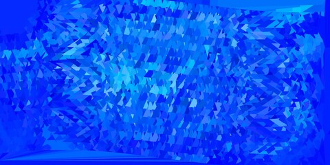 Light blue vector geometric polygonal layout.