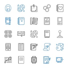pad icons set