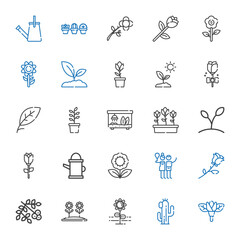 flora icons set