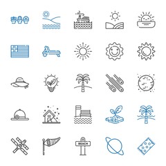 sun icons set