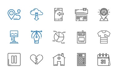 website icons set