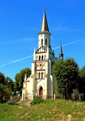Sietesz, Markowa, Nowosielce, Parafia, Kościół, Zabudowa, Zabytek, Kościół, Skansen, Chata, Chłopska, Zagroda,  © woodyd