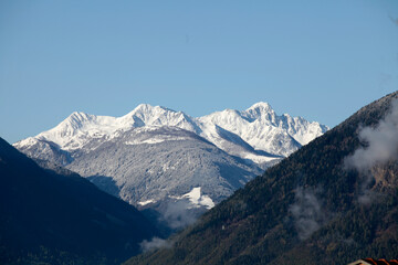 Fototapeta na wymiar Die Texel Gruppe der Alpen. Südtirio, Italien, Europa