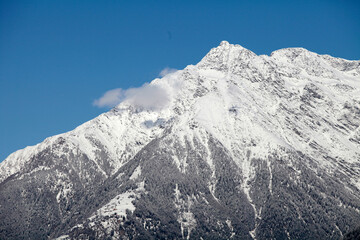 Fototapeta na wymiar Die Texel Gruppe der Alpen. Südtirio, Italien, Europa