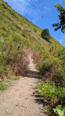 path in the mountains