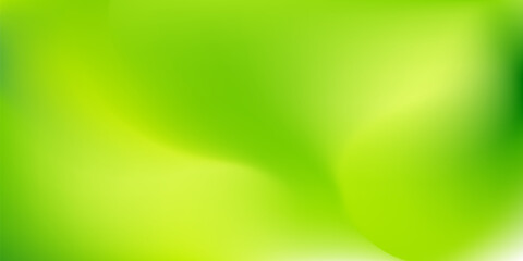 Nature Green blurred background. Abstract gradient with light backdrop. Vector illustration. Ecology concept for your graphic design, banner, poster, wallpapers, website