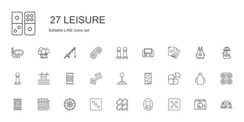 Fototapeta na wymiar leisure icons set