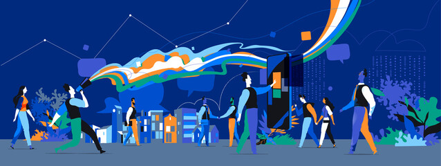 Le attività quotidiane delle persone nella società moderna