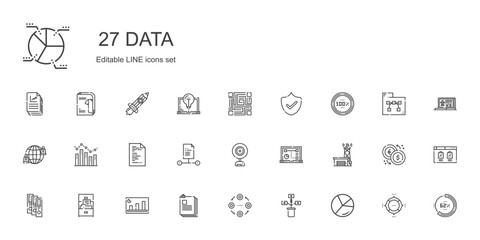 data icons set