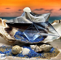 shells on the beach