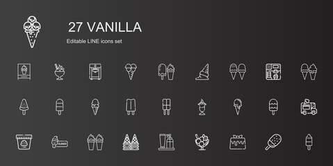 vanilla icons set
