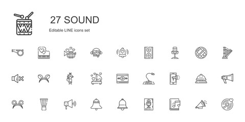 sound icons set