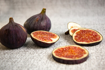 fresh figs on a table