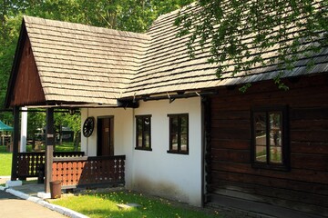 Pastewnik, Przeworsk, Skansen, Zagroda, Domek, Zabytek, Zabudowa drewniana,  © woodyd