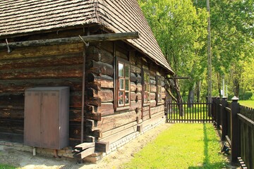 Pastewnik, Przeworsk, Skansen, Zagroda, Domek, Zabytek, Zabudowa drewniana,  © woodyd