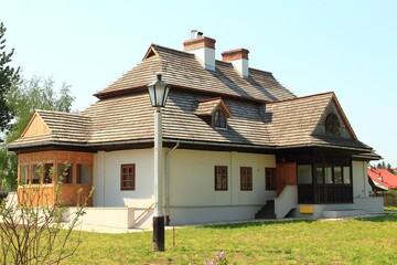Pastewnik, Przeworsk, Skansen, Zagroda, Domek, Zabytek, Zabudowa drewniana,  © woodyd