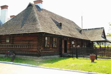 Pastewnik, Przeworsk, Skansen, Zagroda, Domek, Zabytek, Zabudowa drewniana,  © woodyd