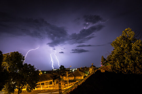 Beautiful shot of lightning