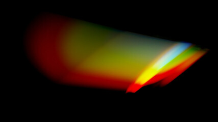 Refraction effects on a black background, used as an overlay